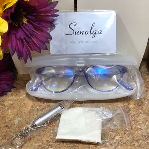 LAST ONE New Sunolga Child's Blue Light Blocker Glasses